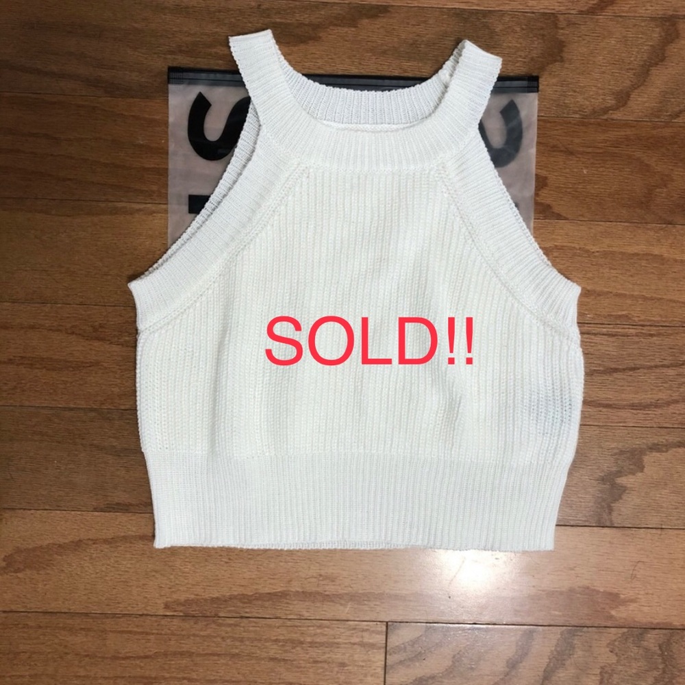 Knit Crop Top size Medium
